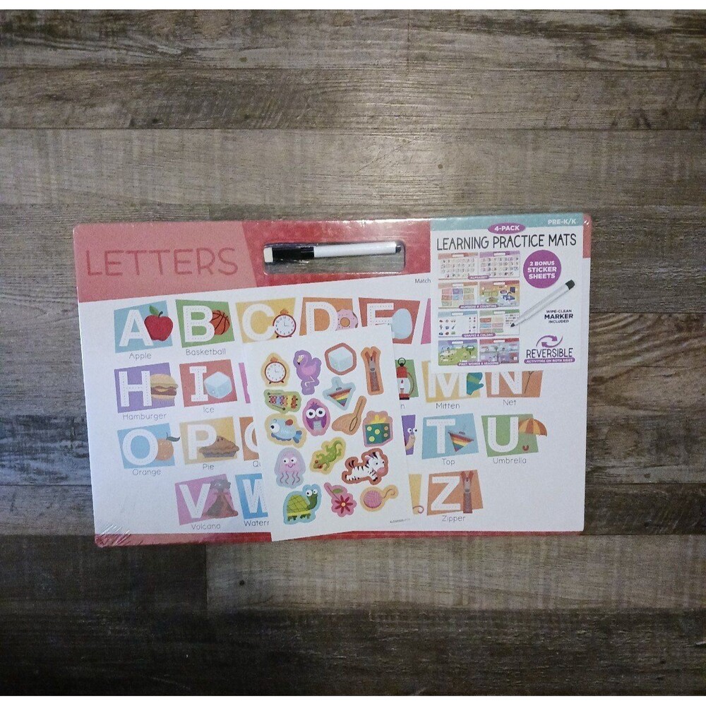 Dry Erase Learning Mats for Pre K/Kindergarten